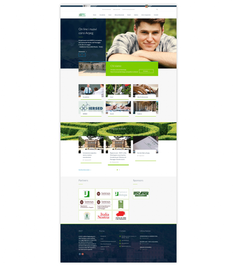 Web site – ARPEG